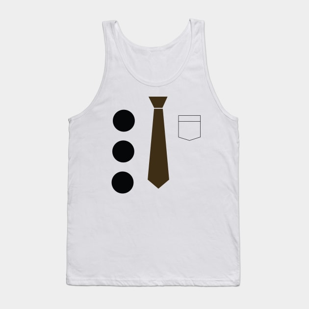 3-Hole Punch Jim Halloween Costume Tank Top by TossedSweetTees